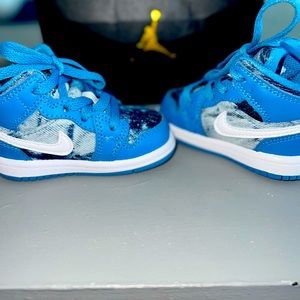 Jordan Air 1 Mid washed denim